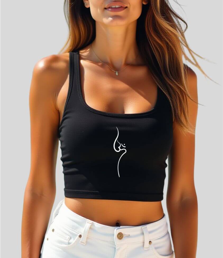 cute om | crop top