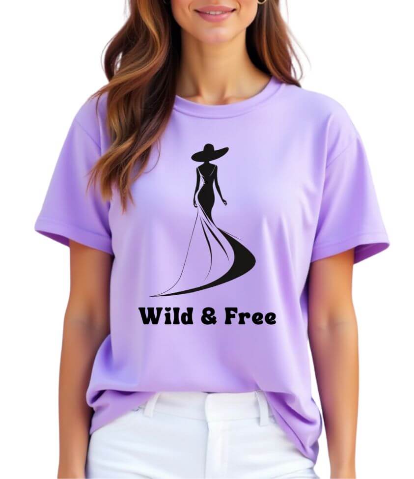 wild & free | oversized tee