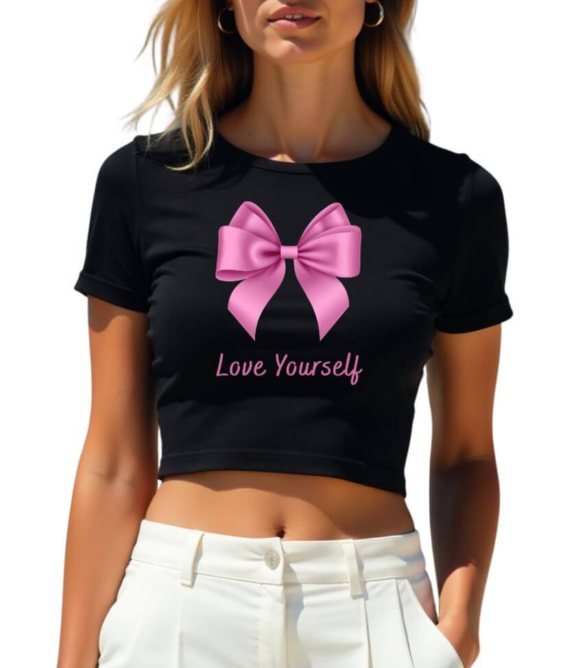 love yourself | crop top