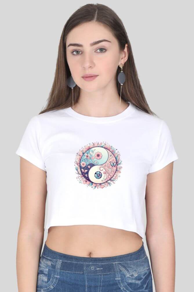 yin & yang | crop top