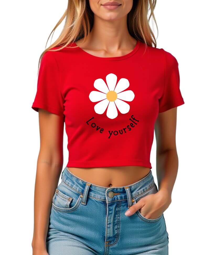 love yourself | crop top