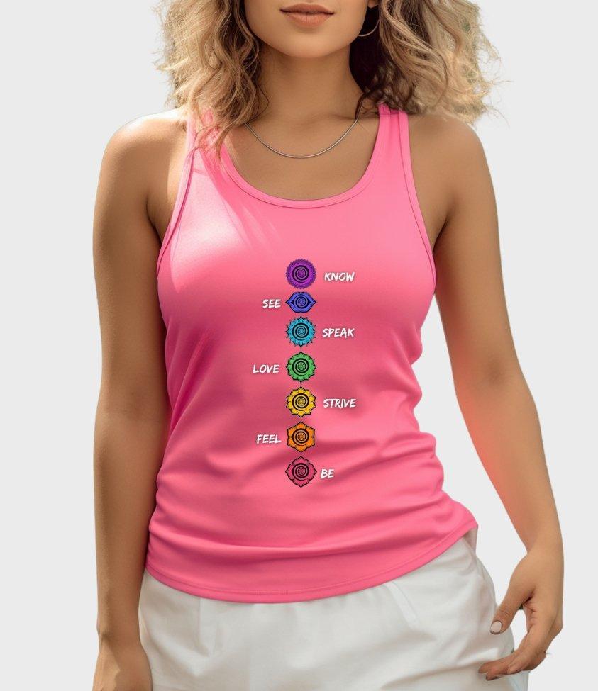 7 chakras | tank top - sunny buttons