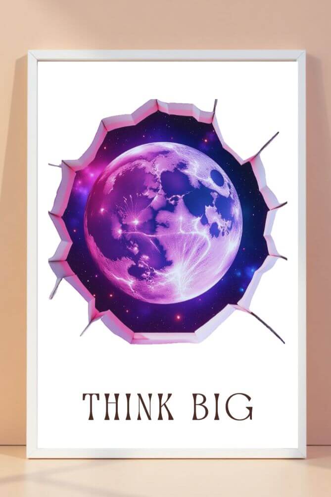 3D | art frame | think big