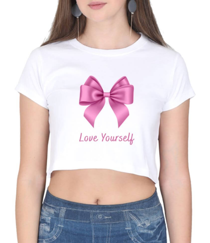 love yourself | crop top