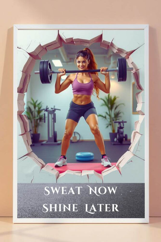 3D | frame | motivational | gym