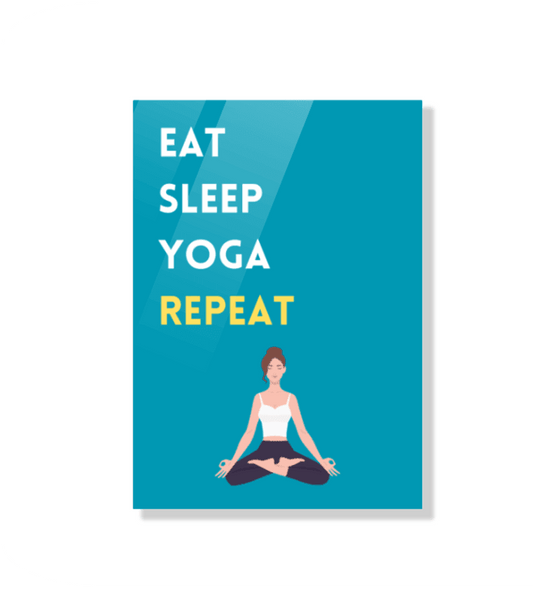 Acrylic poster | yoga - sunny buttons