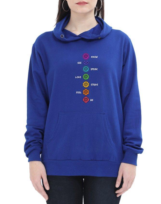 chakras hoodie - sunny buttons