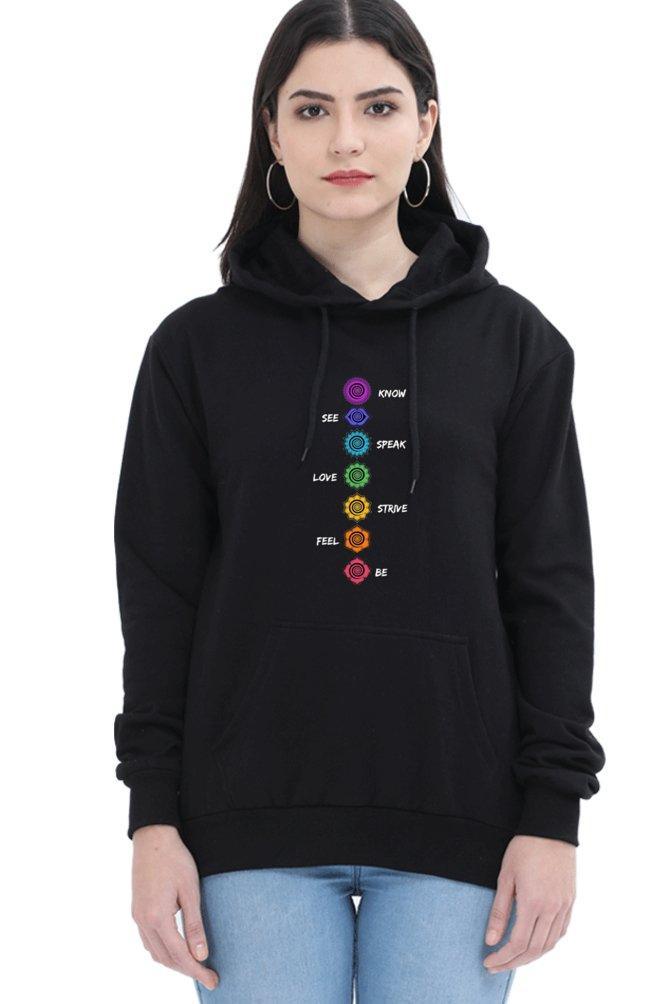chakras hoodie - sunny buttons