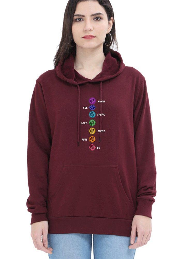 chakras hoodie - sunny buttons