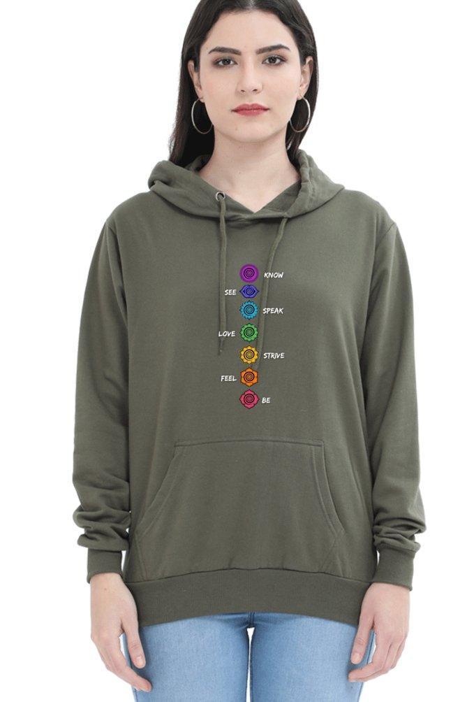 chakras hoodie - sunny buttons