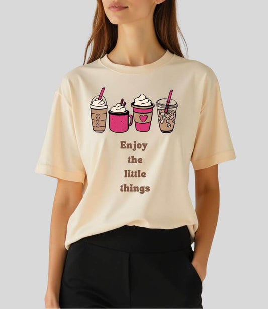 enjoy the little things | oversized T