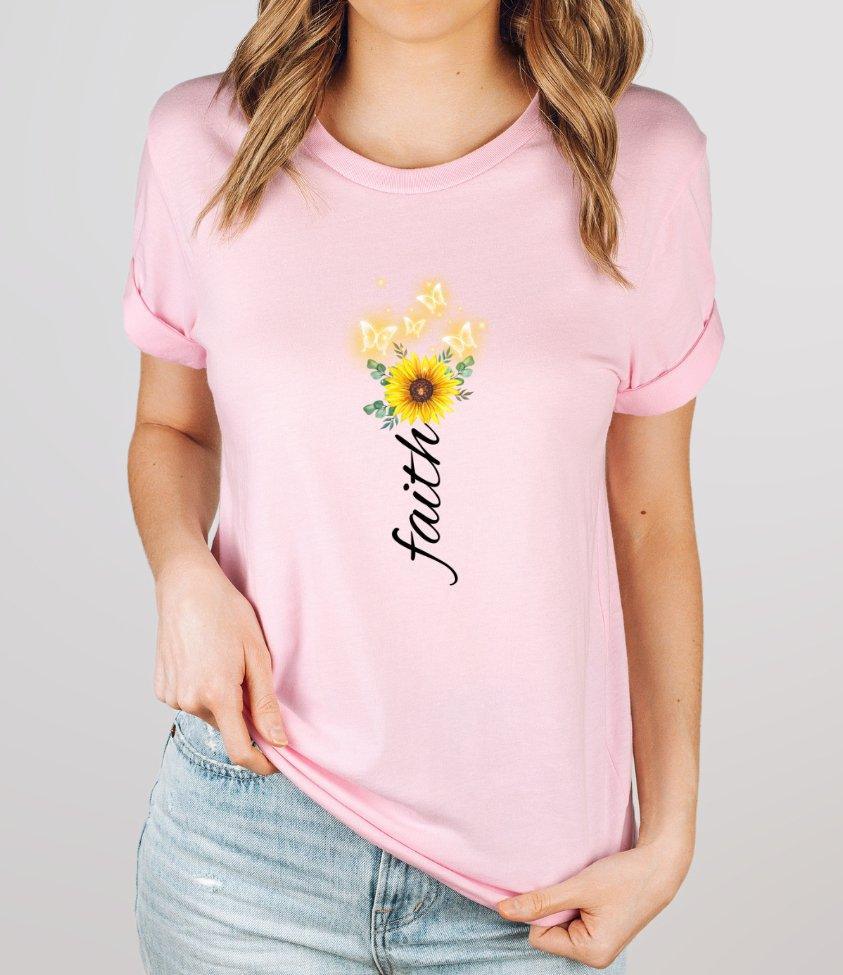 faith | womens tee - sunny buttons