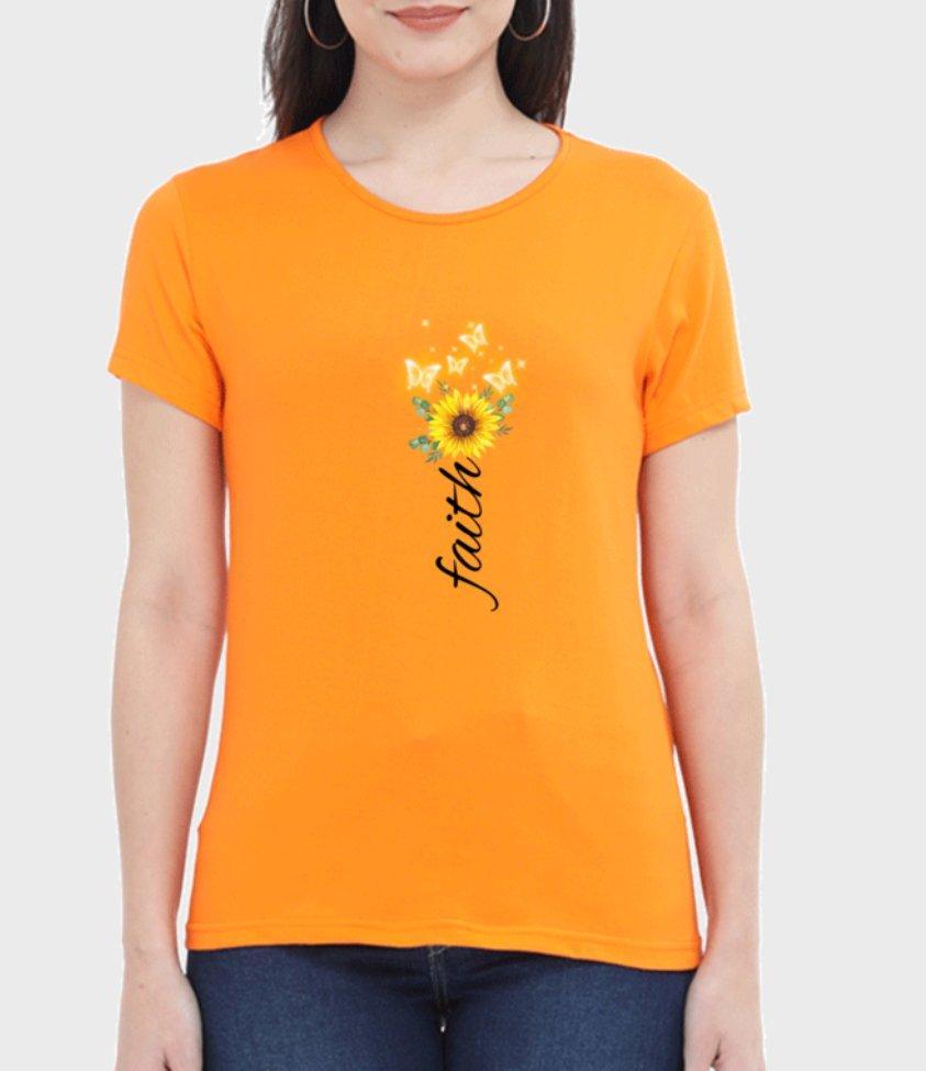 faith | womens tee - sunny buttons