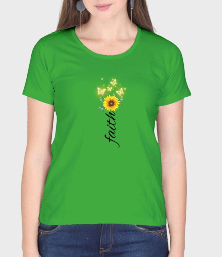 faith | womens tee - sunny buttons