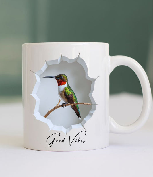 3D | humming bird | mug