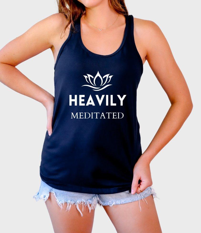 heavily meditated | tank top - sunny buttons