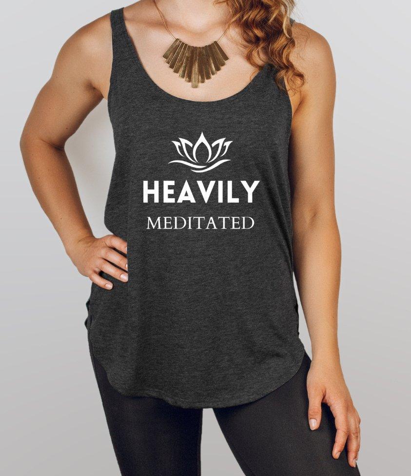 heavily meditated | tank top - sunny buttons