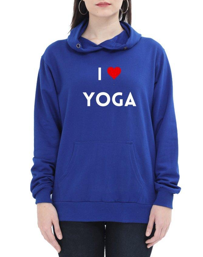 i love yoga hoodie - sunny buttons