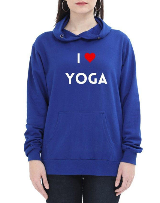 i love yoga hoodie - sunny buttons