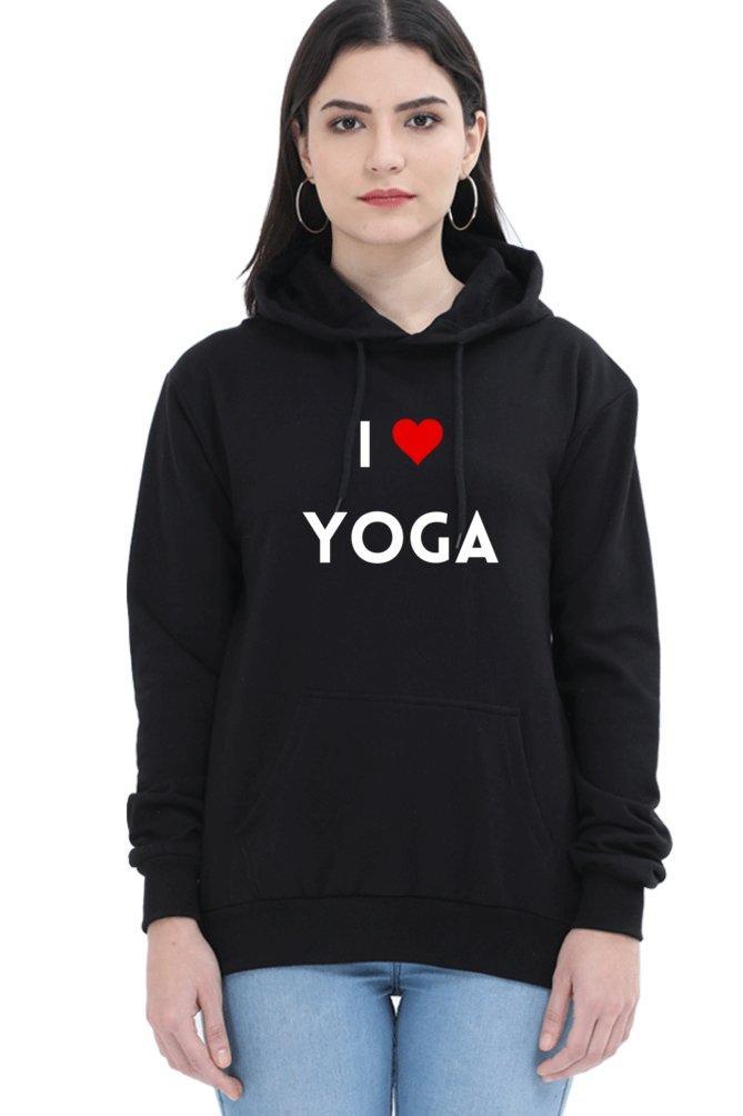 i love yoga hoodie - sunny buttons