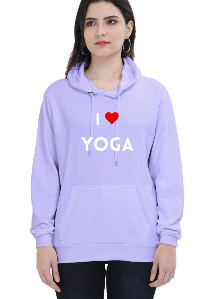 i love yoga hoodie - sunny buttons