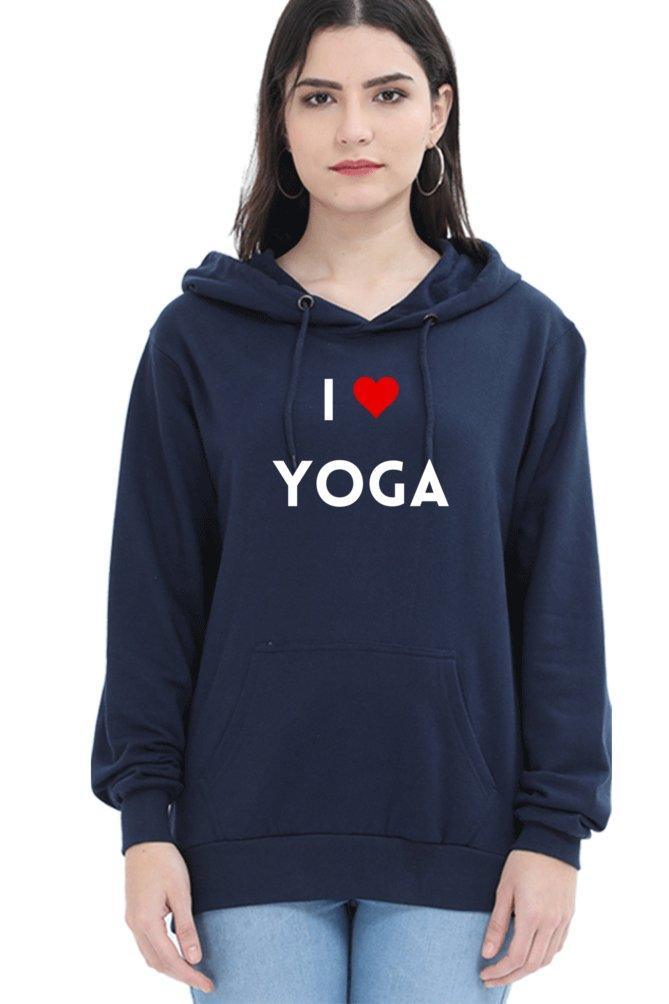 i love yoga hoodie - sunny buttons