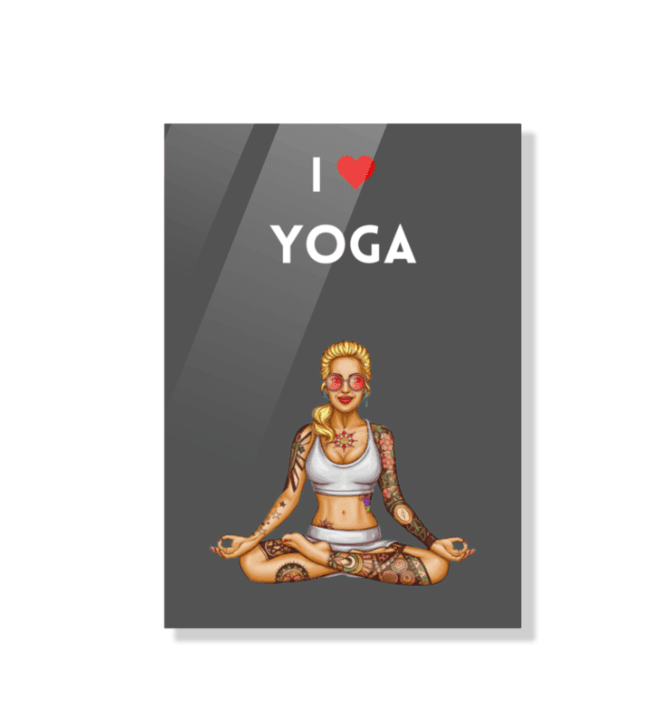 i love yoga | Acrylic poster - sunny buttons