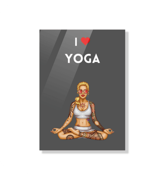 i love yoga | Acrylic poster - sunny buttons
