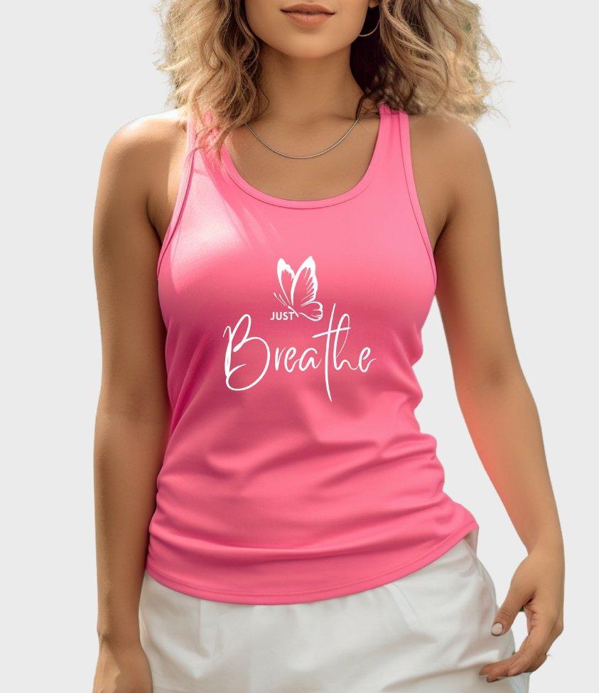 just breathe | tank top - sunny buttons