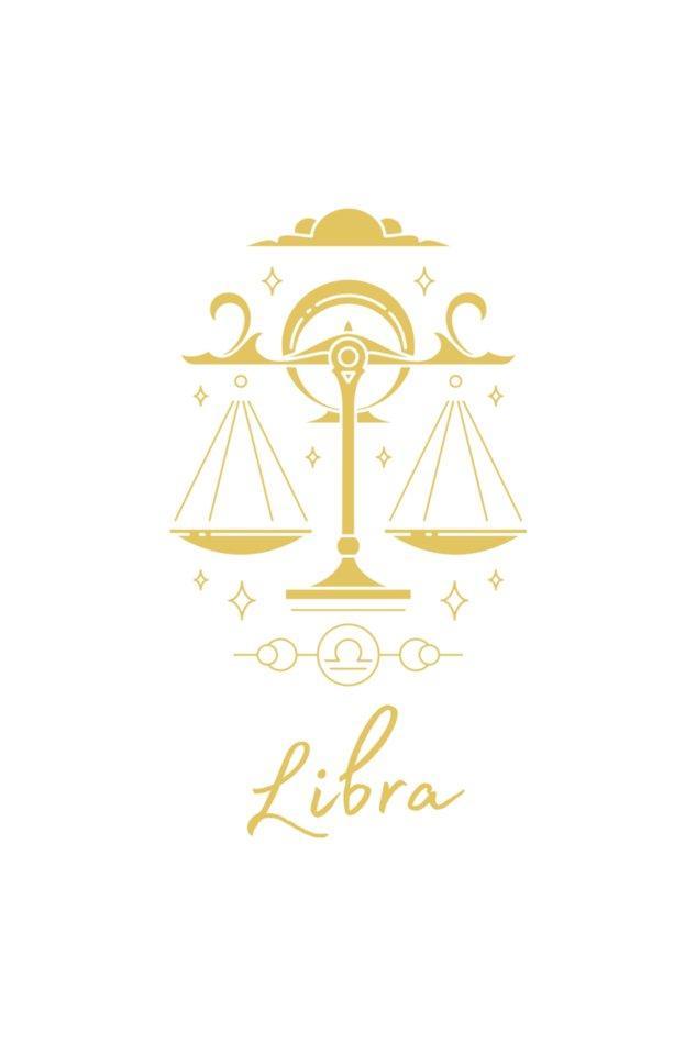 Libra T-shirt for Women - sunny buttons