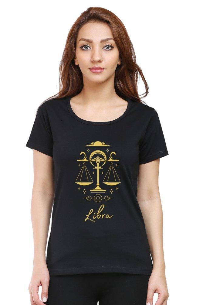 Libra T-shirt for Women - sunny buttons