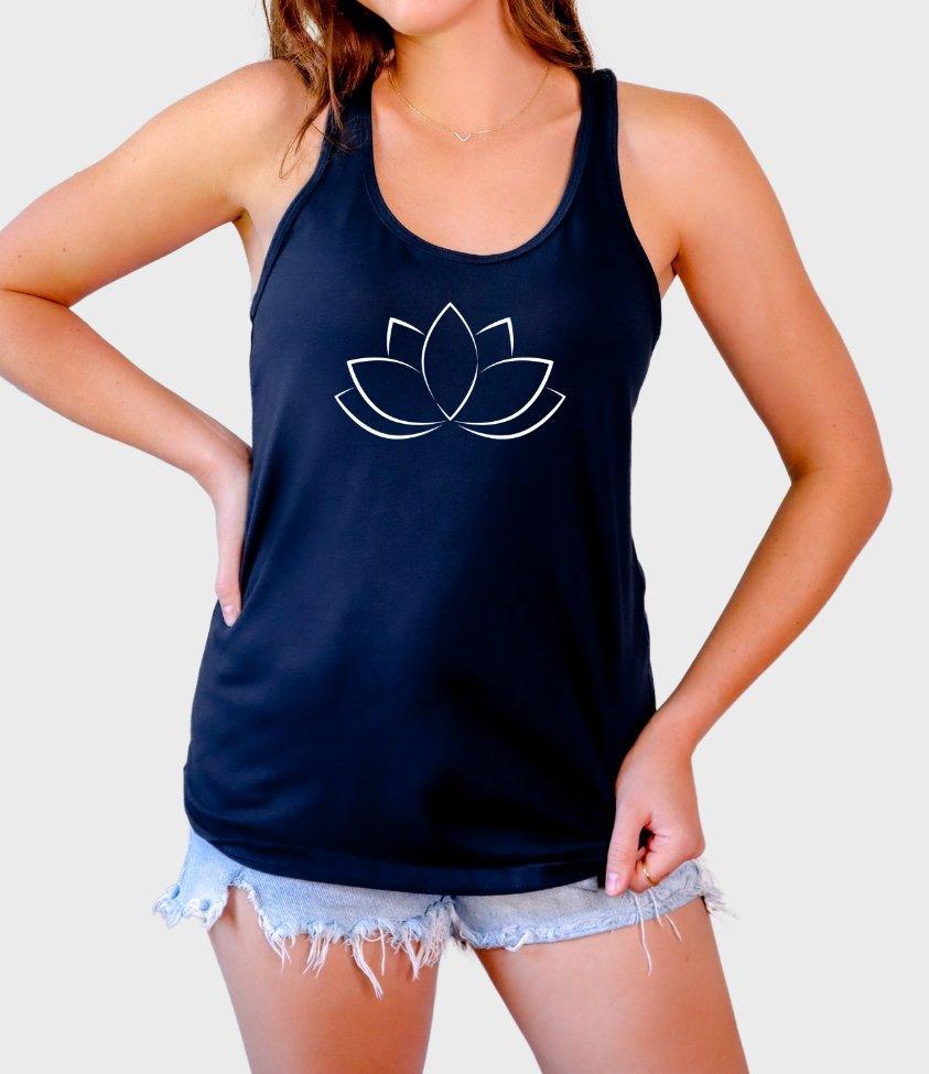 lotus tank top - sunny buttons