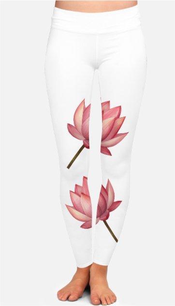 lotus yoga pant - sunny buttons