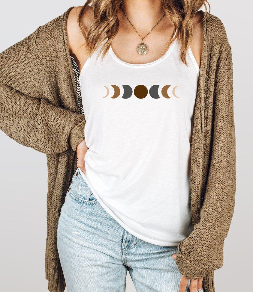 moon phases tank top - sunny buttons