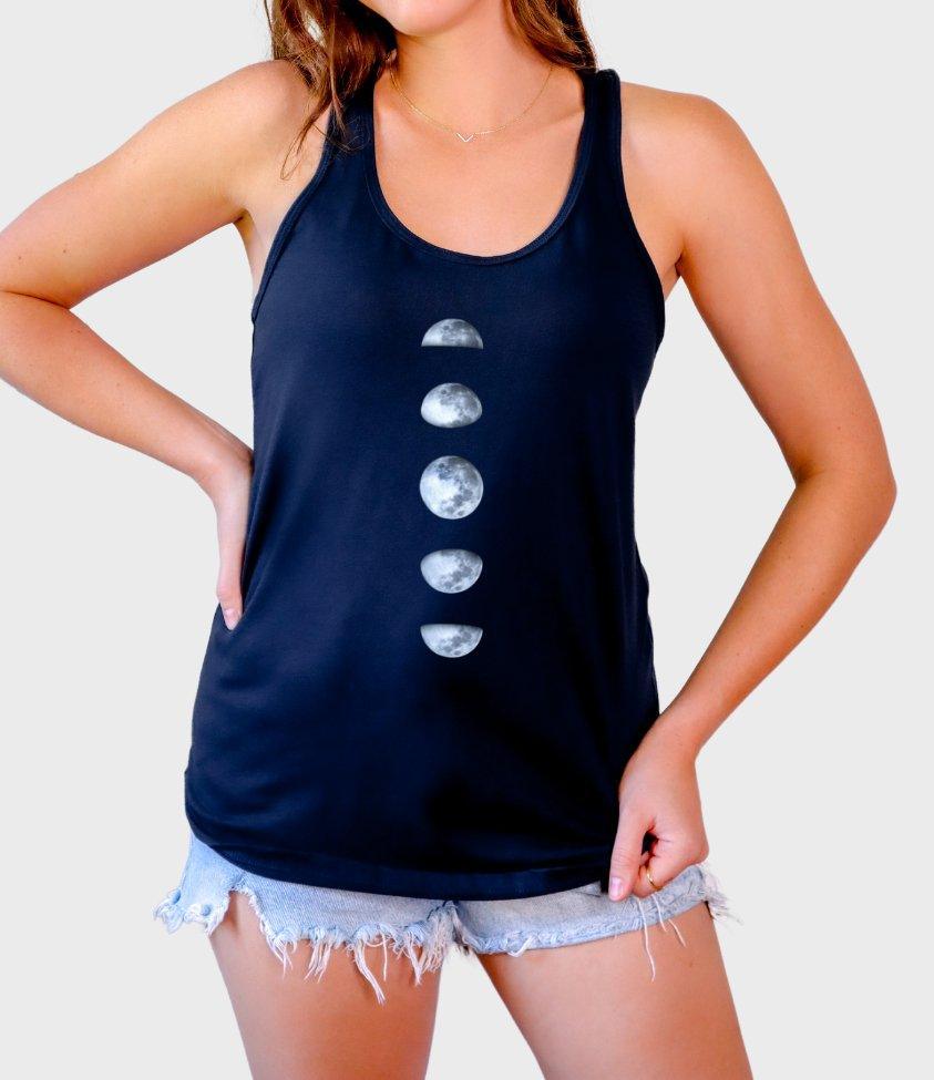 moon phases tank top - sunny buttons