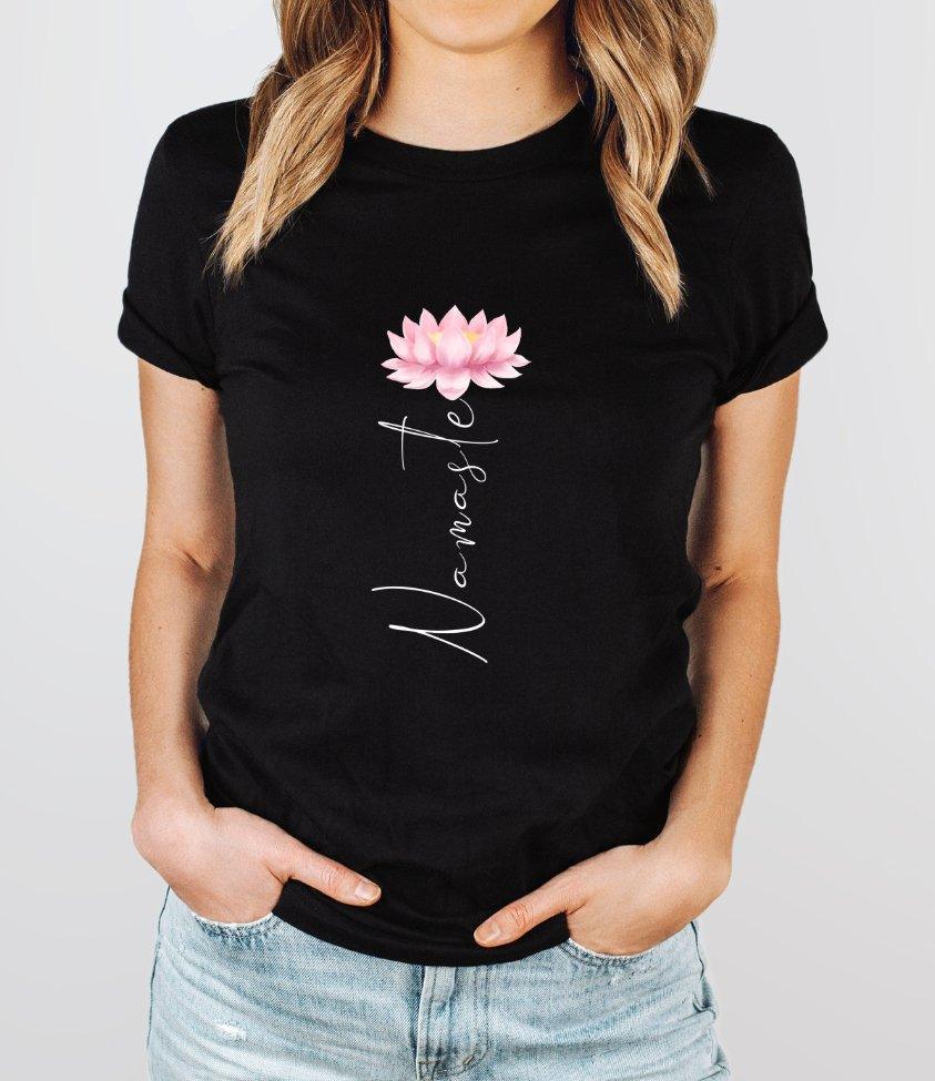 Namaste | womens tee - sunny buttons