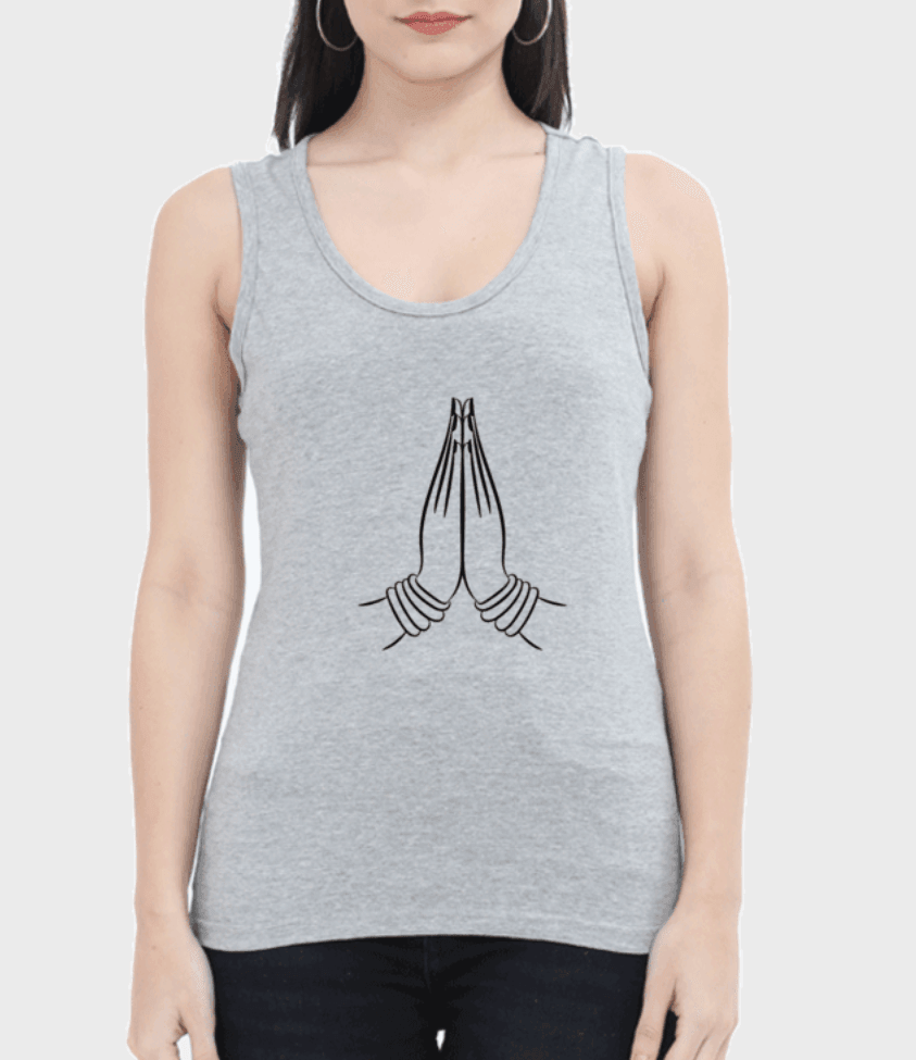 namaste tank top - sunny buttons