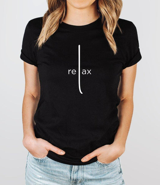 relax | womens tee - sunny buttons