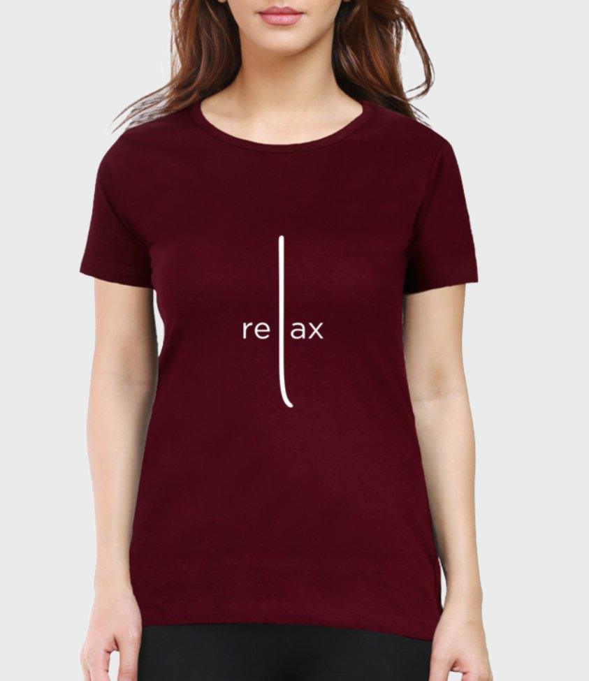 relax | womens tee - sunny buttons