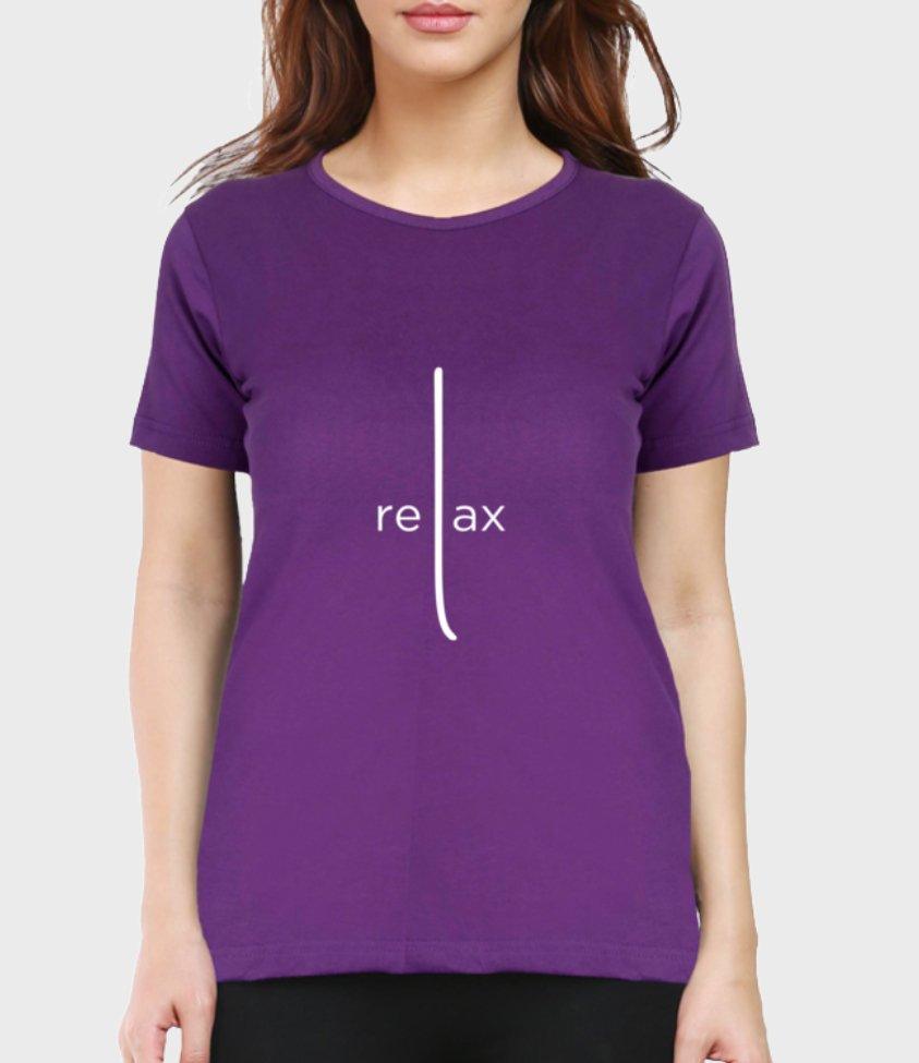 relax | womens tee - sunny buttons