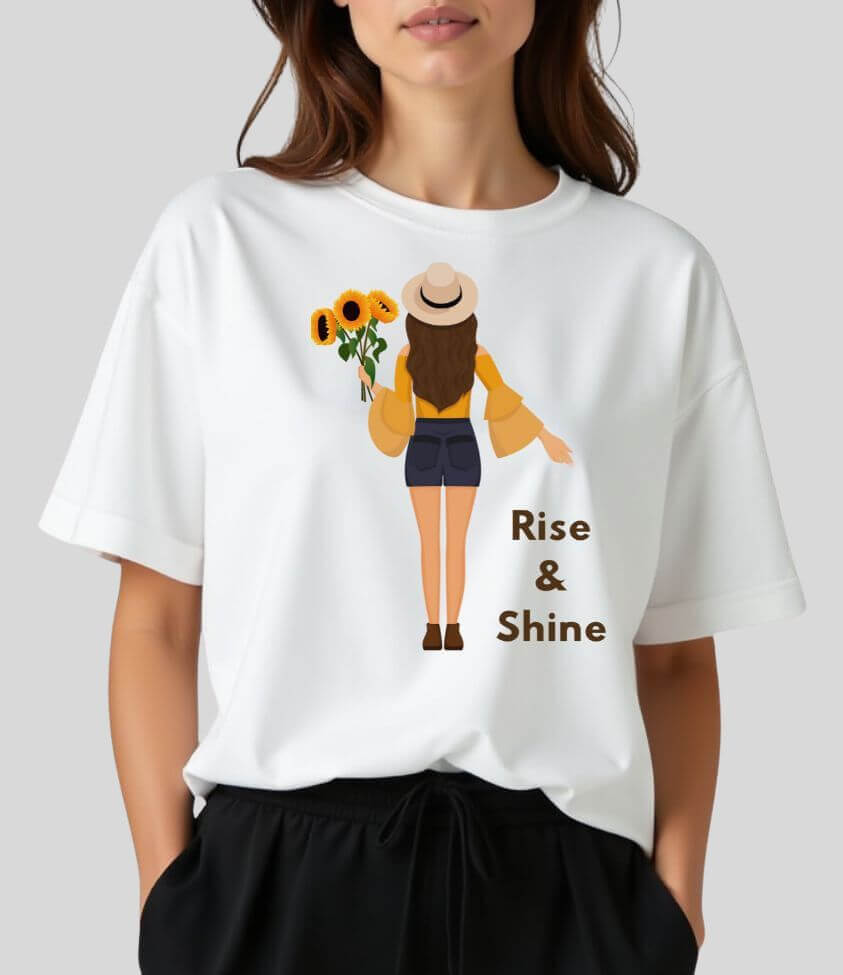 rise & shine | oversized T