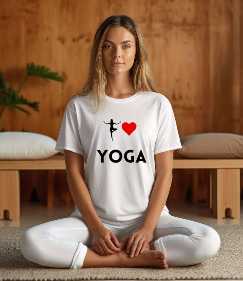 Yoga tee for women