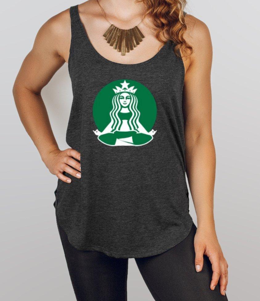 starbucks yoga | tank top - sunny buttons