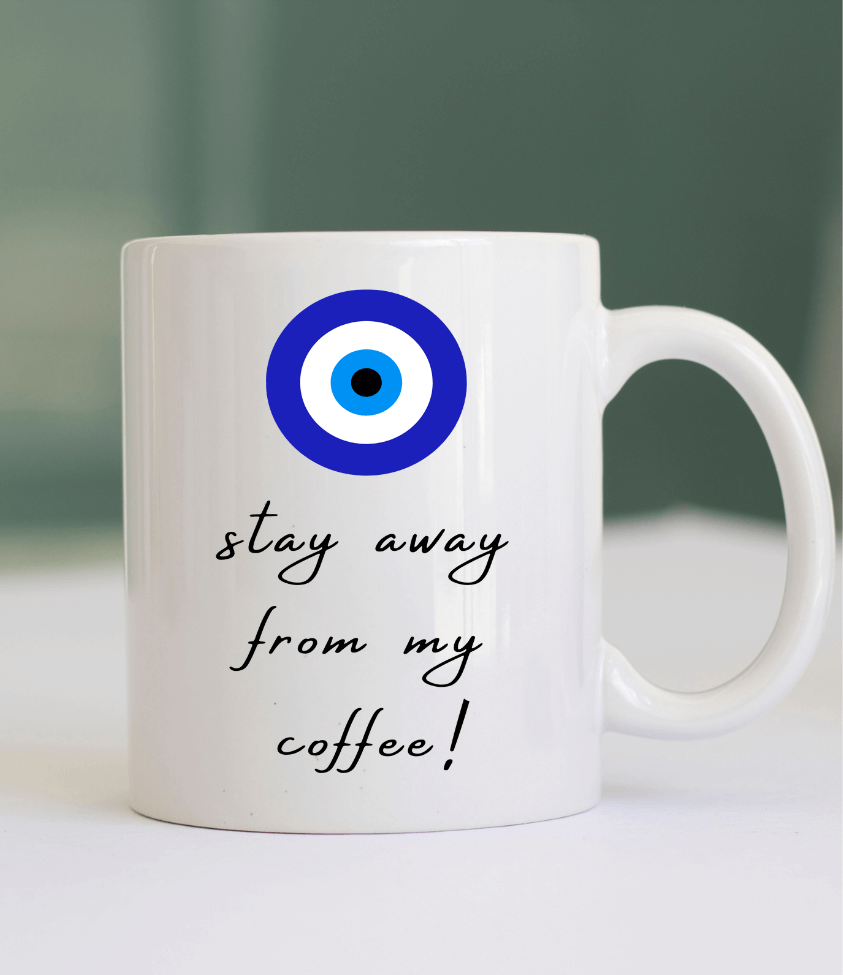 evil eye | coffee mug