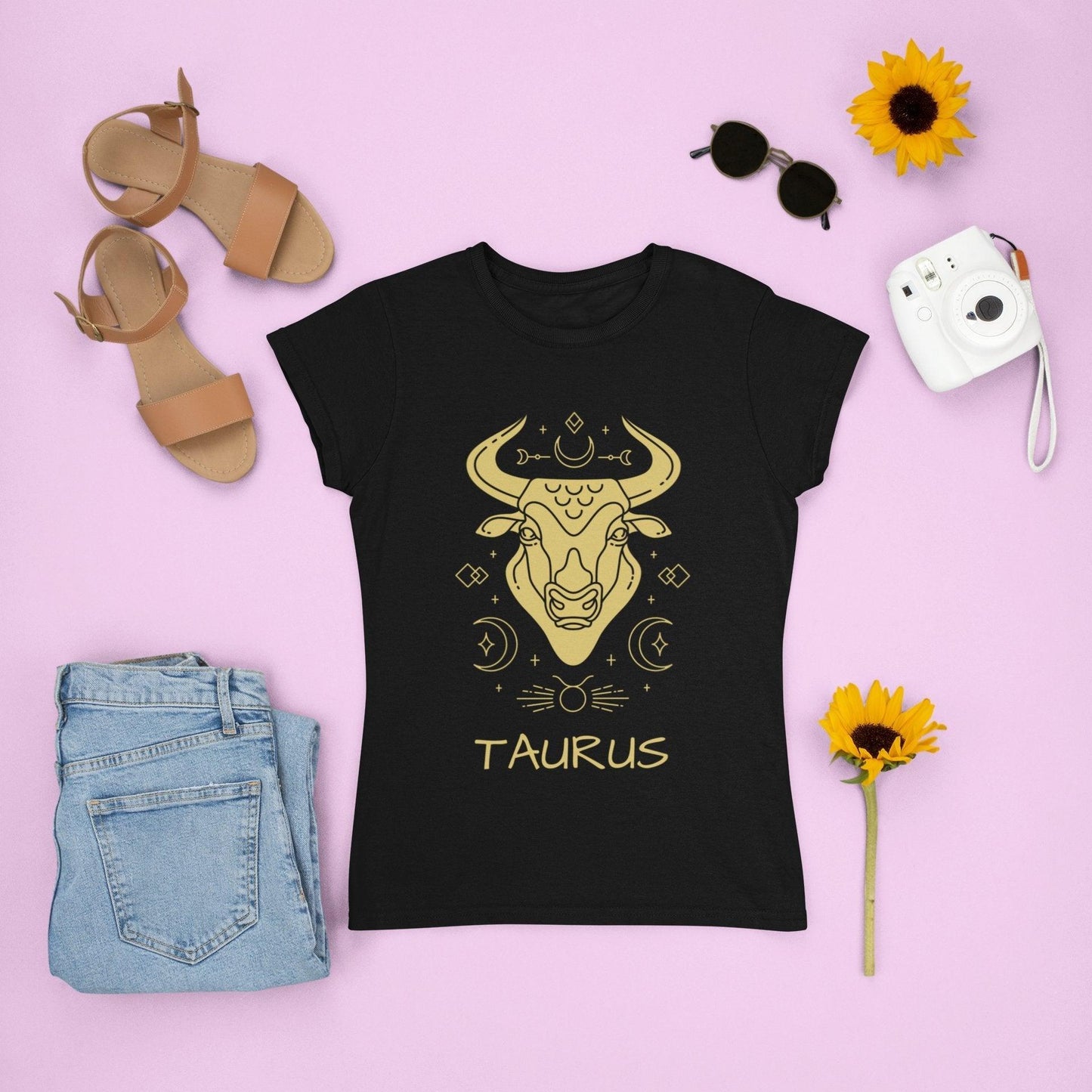 Taurus T-shirt for Women - sunny buttons