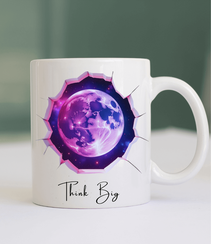 3D | coffee mug | think big