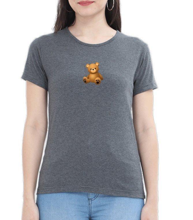 Tiny Teddy Bear Womens T-shirt - sunny buttons