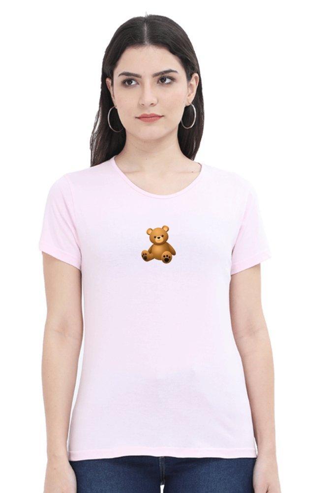 Tiny Teddy Bear Womens T-shirt - sunny buttons