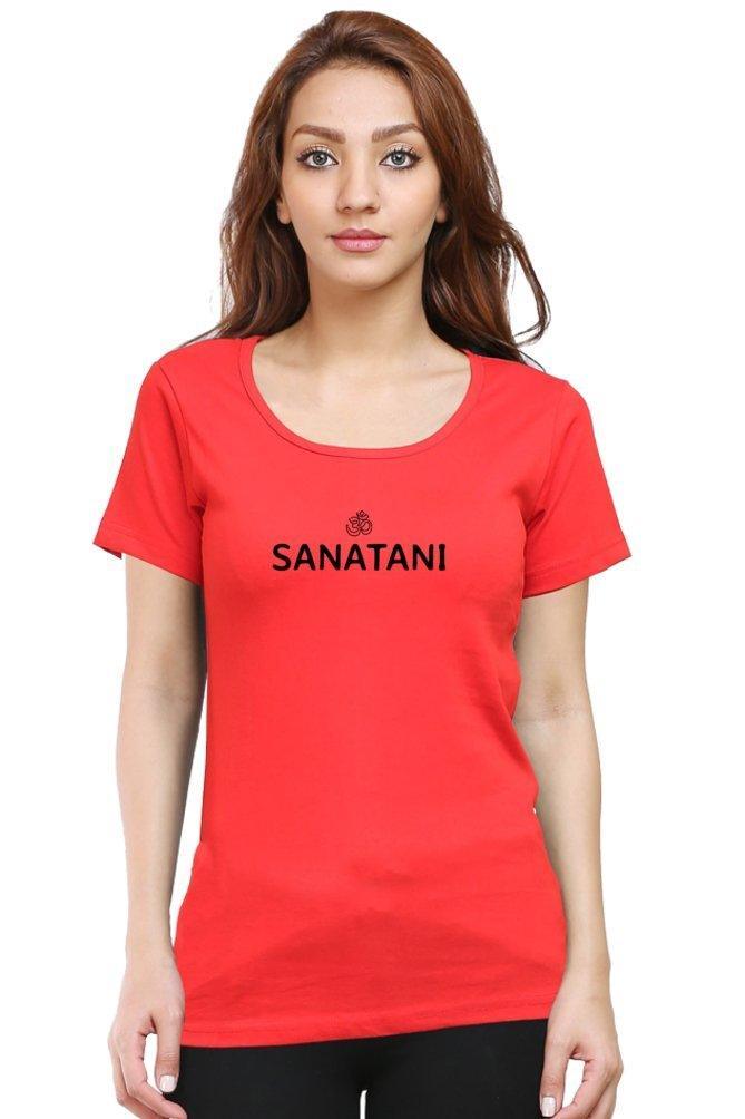 Womens Round Neck T-shirt Sanatani - sunny buttons
