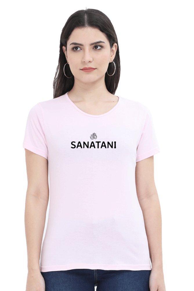 Womens Round Neck T-shirt Sanatani - sunny buttons